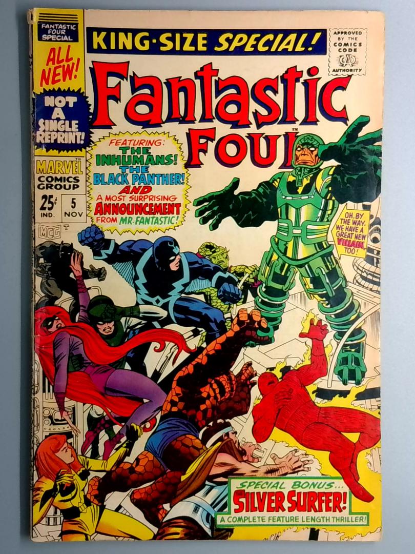 Fantastic Four Annual #5 FN 1st Psycho Man Marvel 1967 Copy2
