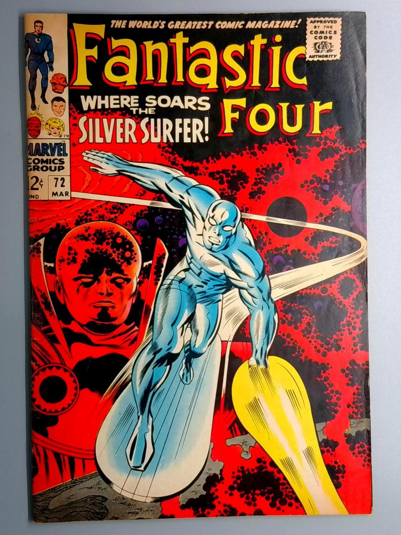 Fantastic Four #72 FN- Classic Silver Surfer Cover Marvel 1967