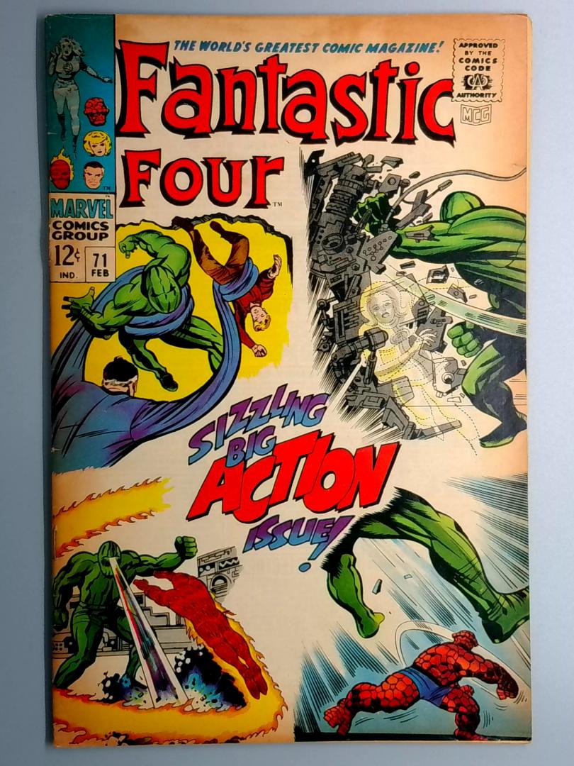 Fantastic Four #71 VG- Scavenger Marvel 1968