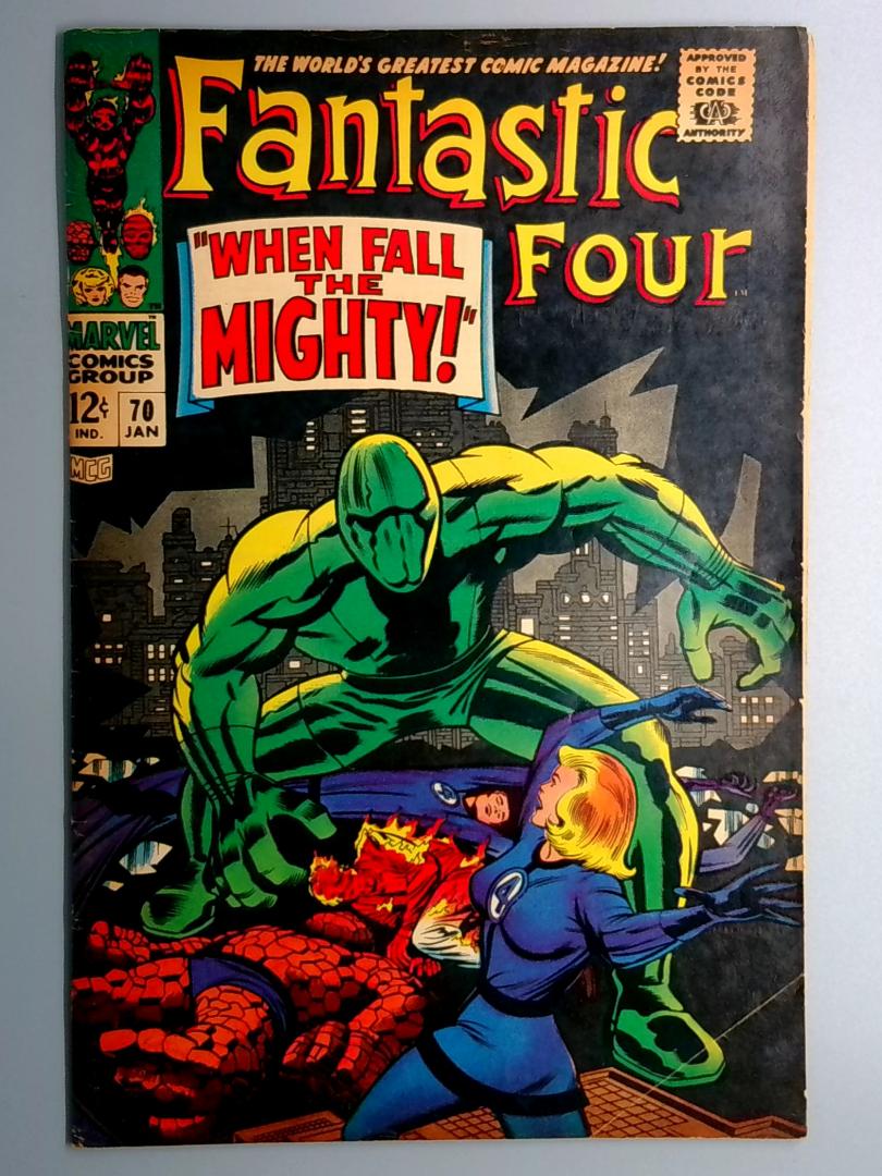 Fantastic Four #70 VG+ Mad Thinker Appearance Marvel 1968