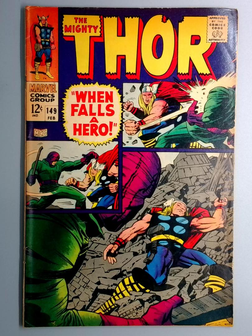 Thor #149 FN Thor Vs. the Wrecker Marvel 1968