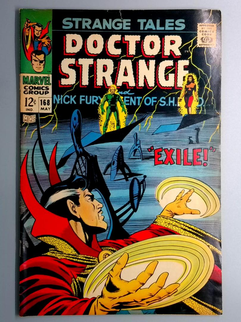 Strange Tales #168 VG/FN Final Issue of Strange Tales Until 1973 Marvel 1968