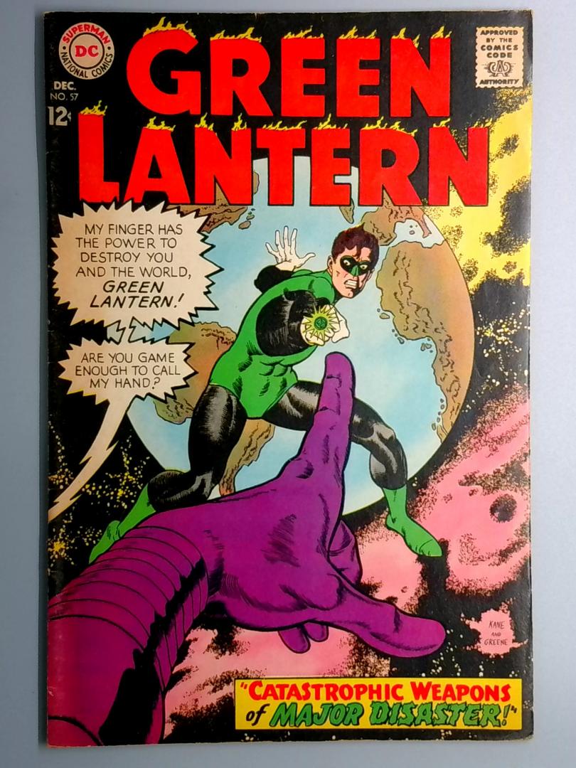 Green Lantern #57 FN+ Major Disaster Appearance DC 1967