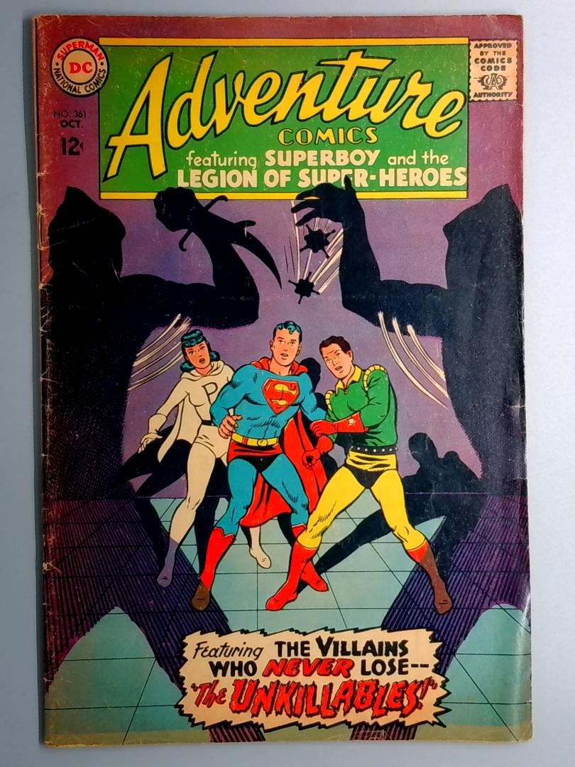 Adventure Comics #361 VG 1st Appearance of the Dominators DC 1967