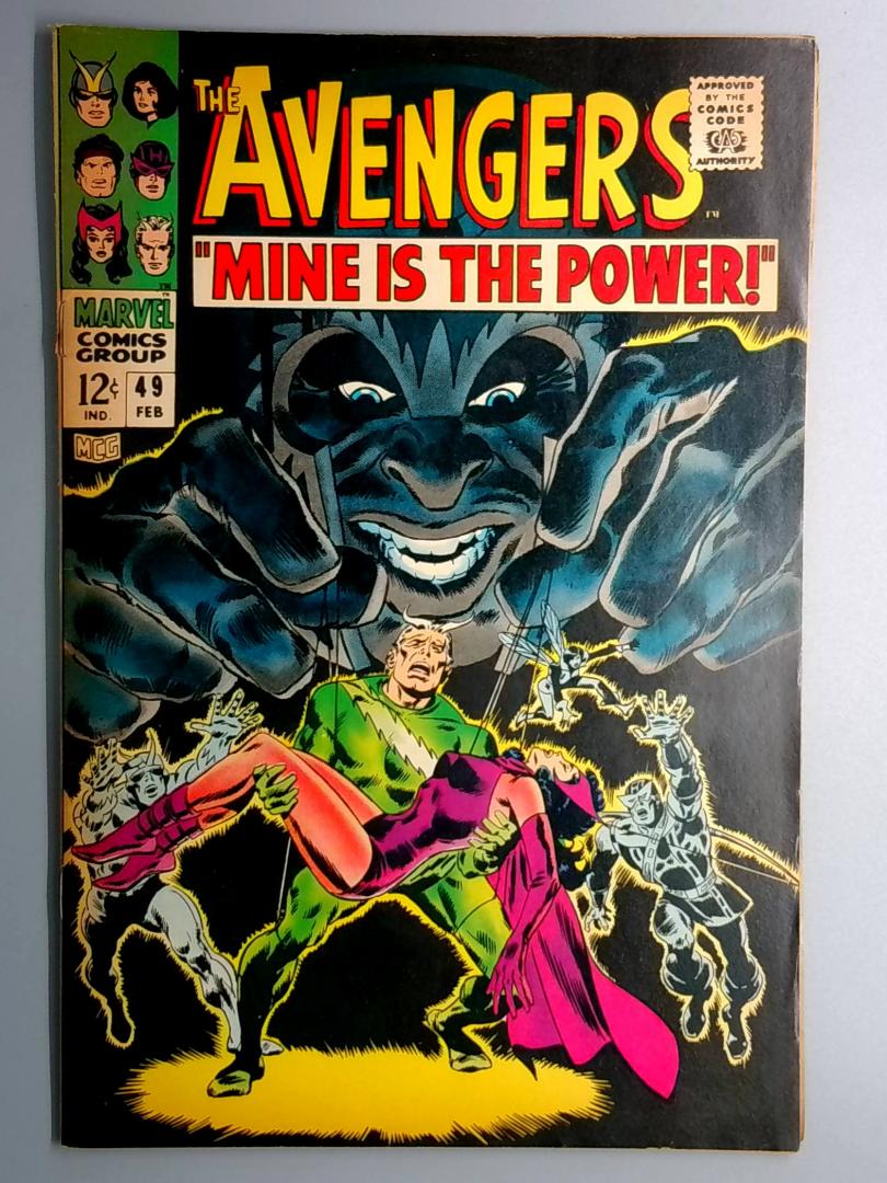 Avengers #49 FN- 1st Appearance of Typhon Marvel 1968
