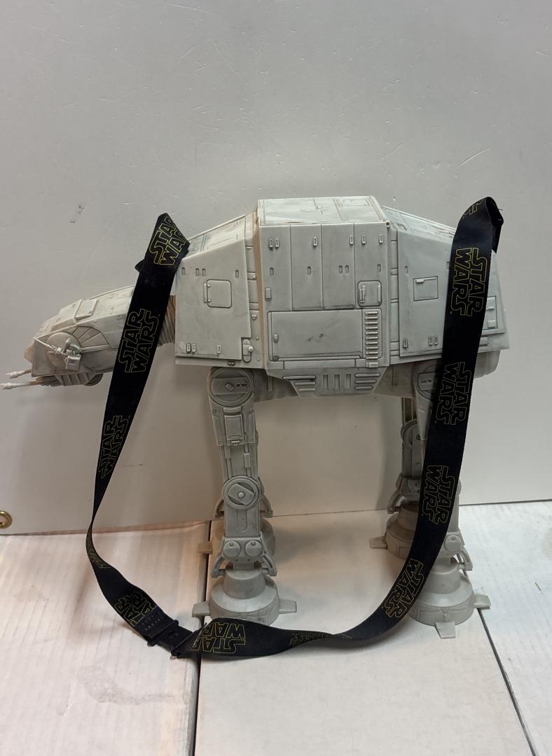 Disney Parks Star Wars AT-AT Popcorn Bucket w/ Strap Gray Empire Walker Hoth