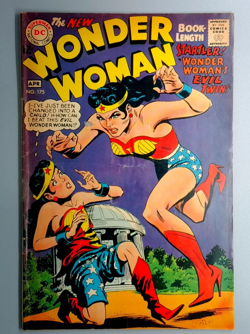 Wonder Woman #175 VG- Small Hole on Cover, DC 1968