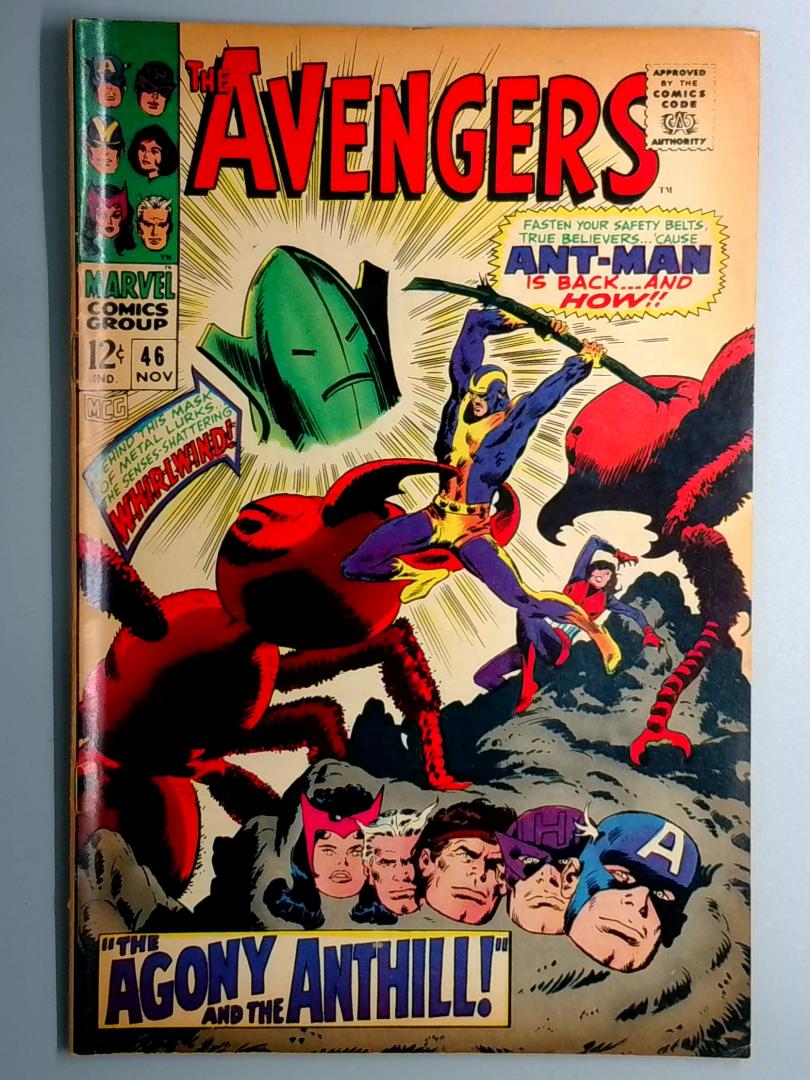 Avengers #46 VG+ 1st Whirlwind David Cannon Marvel 1967
