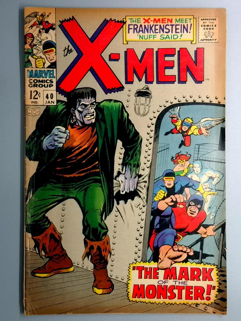 X-Men #40 VG- Frankenstein Marvel 1967