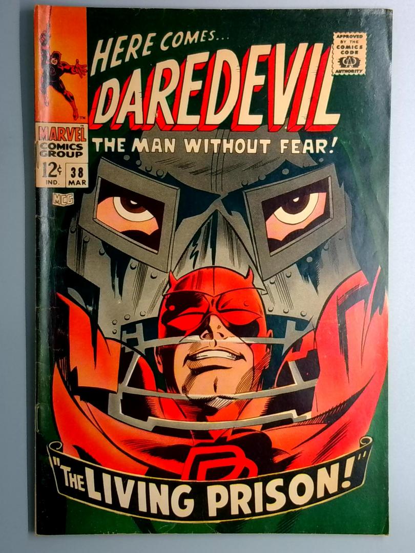 Daredevil #38 VG+ Daredevil Versus Doctor Doom Marvel 1968