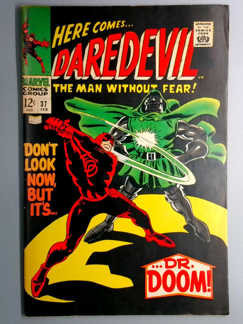 Daredevil #37 FN Dr. Doom, Marvel 1968
