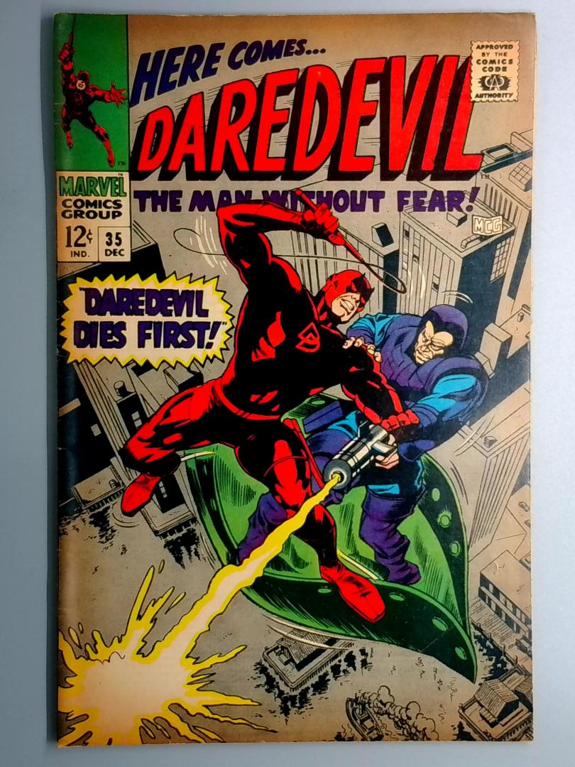 Daredevil #35 FN+ Trapster Marvel 1967