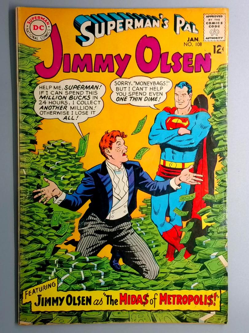 Supermans Pal Jimmy Olsen #108 VG+ DC 1968