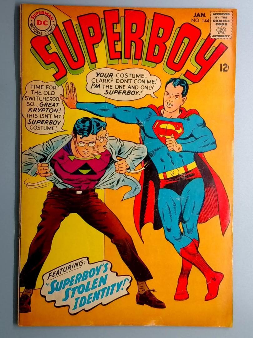 Superboy #144 VG DC 1968