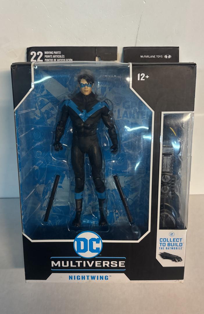 Nightwing DC Multiverse McFarlane Toys - Open Box Missing Trading Card
