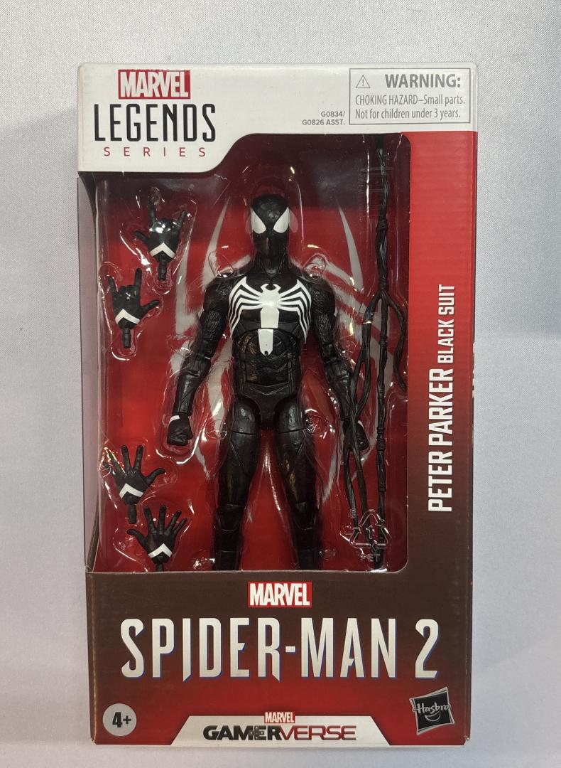 Peter Parker Black Suit Marvel Legends Spider-Man 2 Hasbro 2025