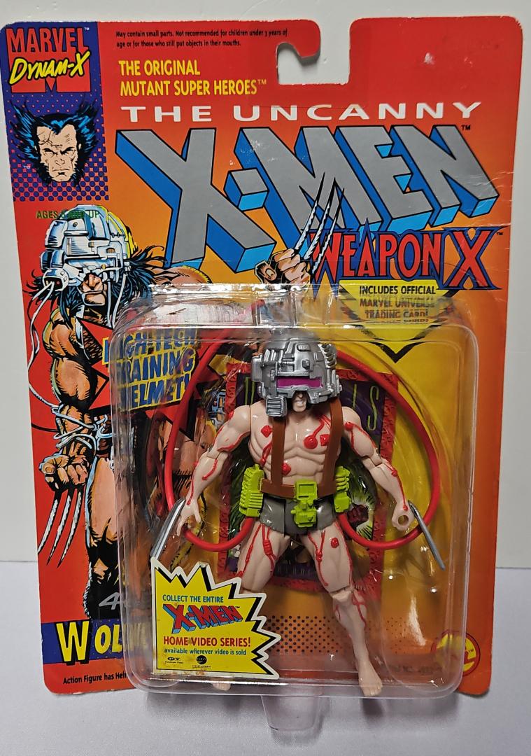 Weapon X The Uncanny X-Men Marvel Toy Biz 1992 Damaged Box