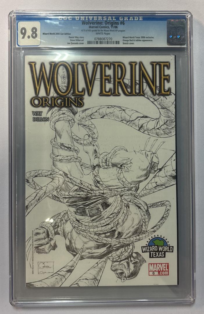 Wolverine Origins #6 Sketch Cover Marvel 2006