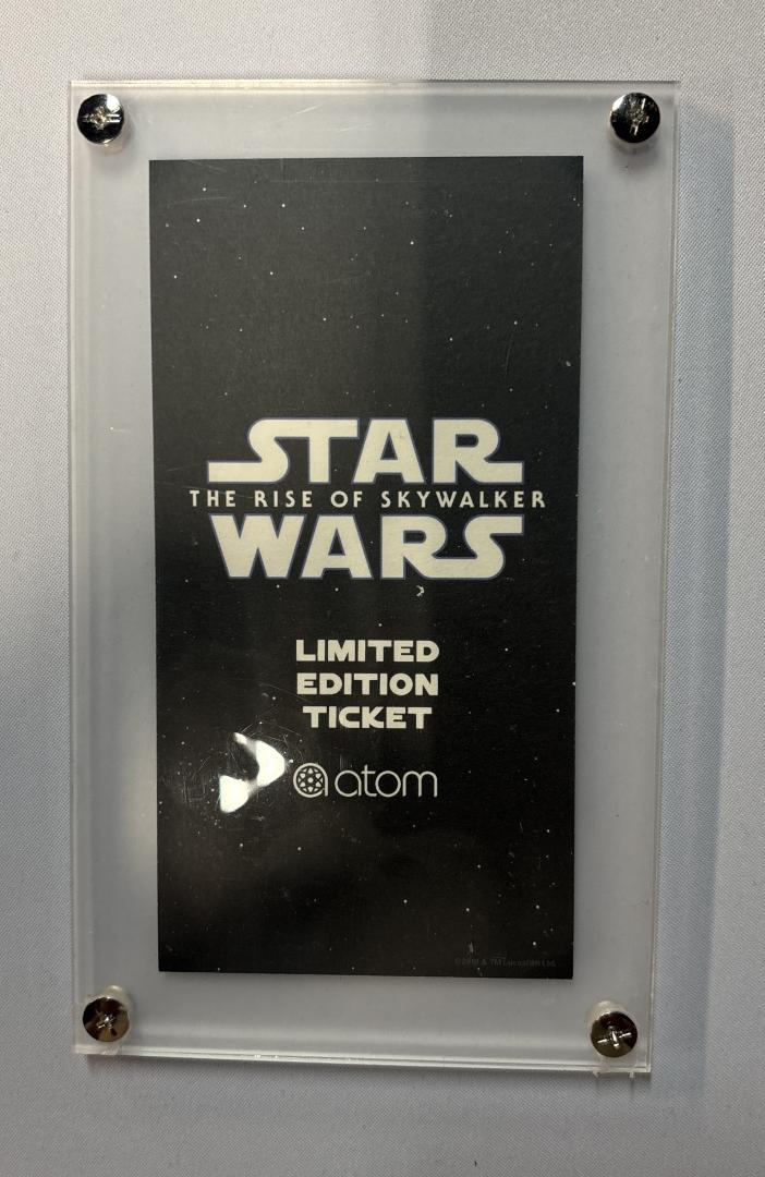 Star Wars The Rise of Skywalker Limited Edition Atom Ticket 2019