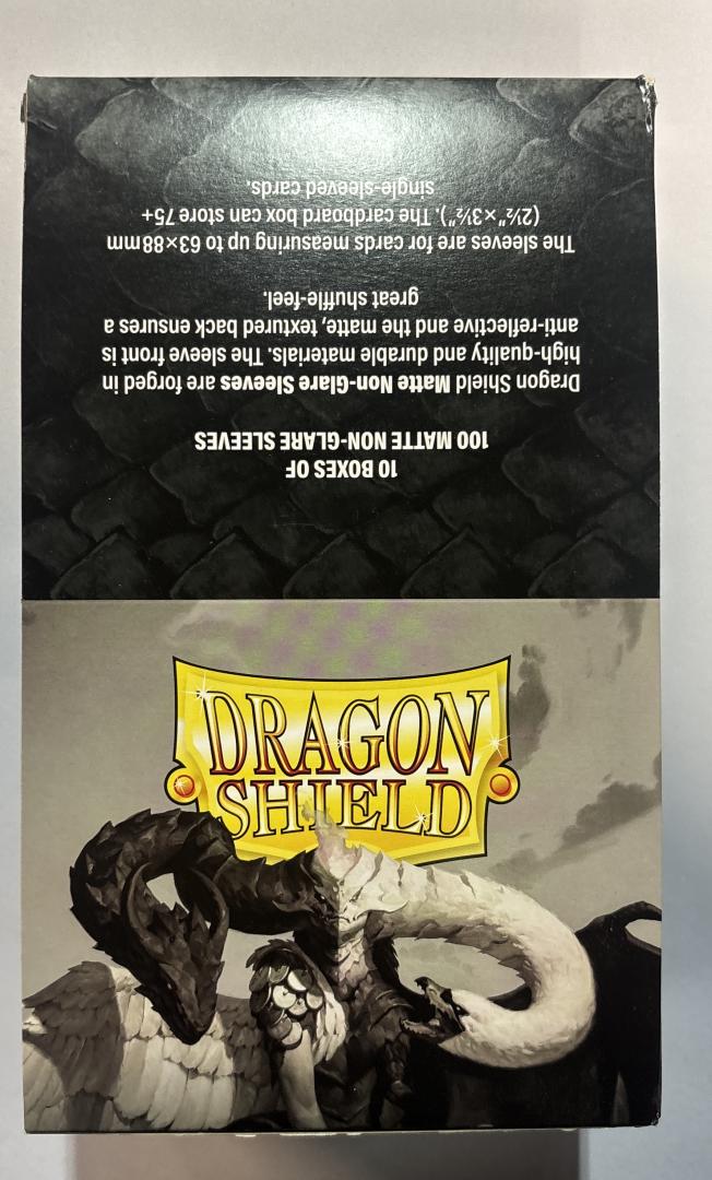 Dragon Shield Matte Clear Non-Glare DS100 Card Sleeves