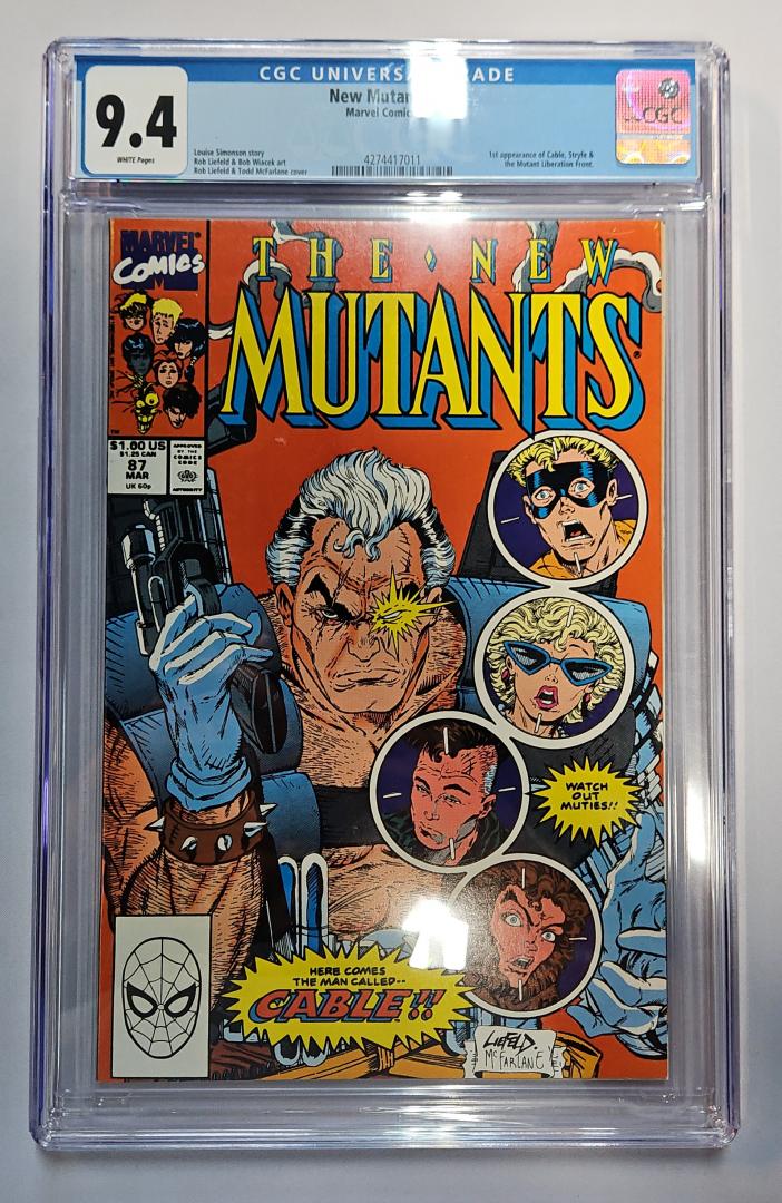 New Mutants #98 9.4 CGC Marvel 1991