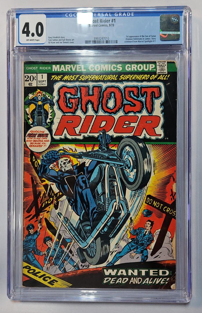 Ghost Rider #1 CGC 4.0 1st App Son of Satan Marvel 1973