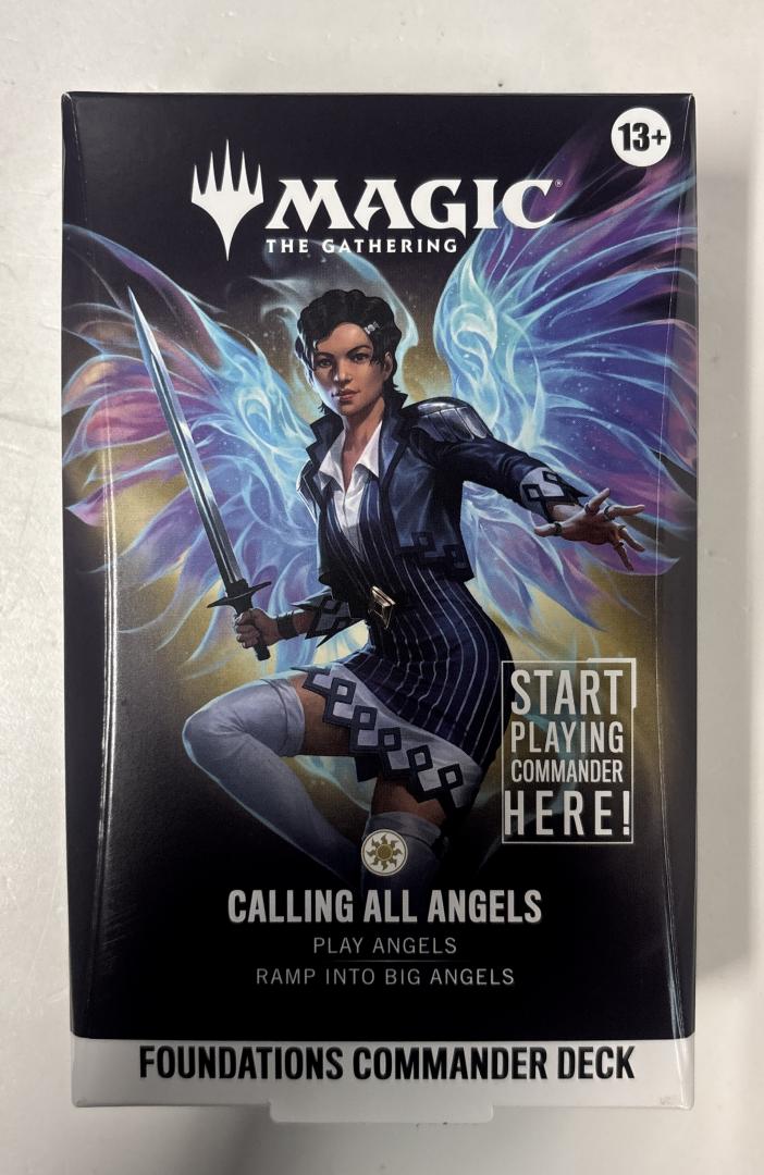 MTG Foundations Commander Deck Calling All Angels 100 Card Deck