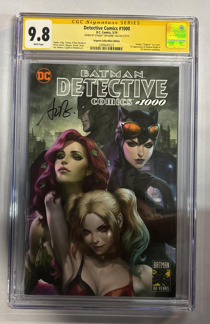 Detective Comics #1000 9.8 CGC SS Artgerm Edition DC 2019