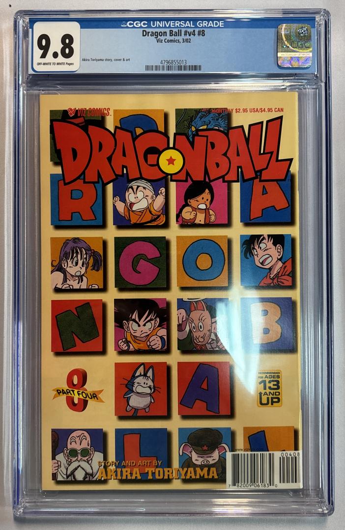 Dragon Ball Vol. 4 #8 CGC 9.8 Viz Comics 2002