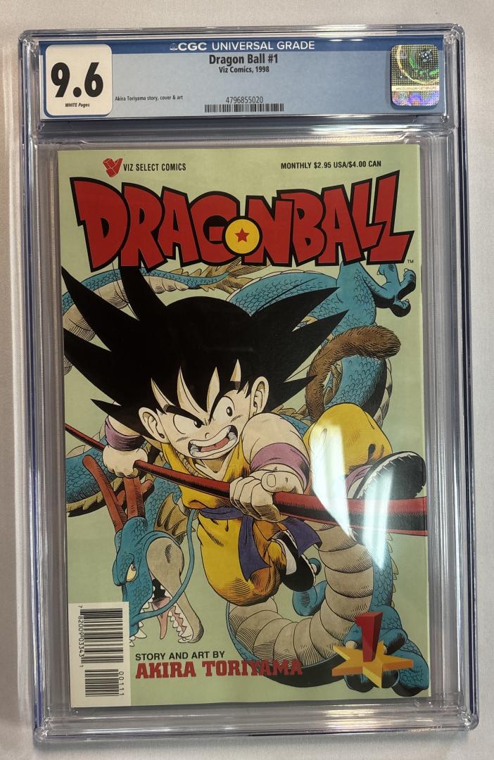 Dragon Ball #1 CGC 9.6 Viz Comics 1998
