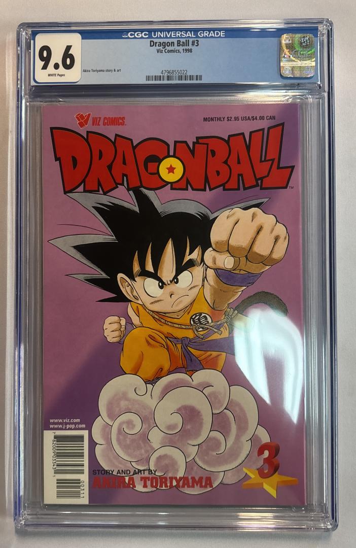 Dragon Ball #3 CGC 9.6 Viz Comics 1998