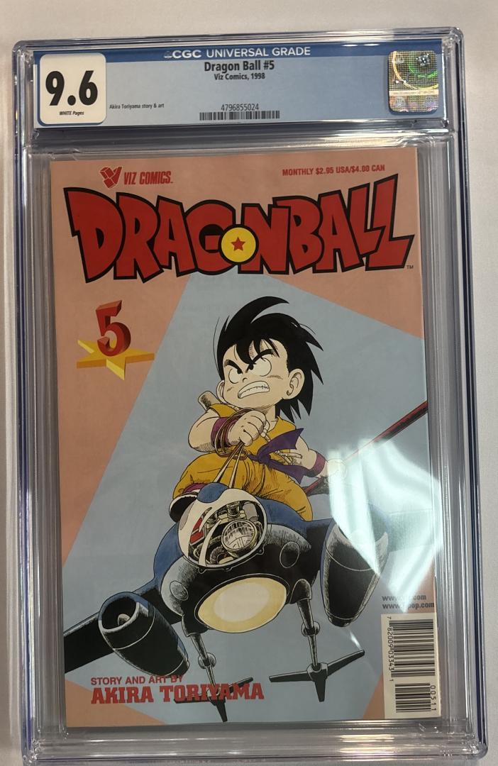 Dragon Ball #5 CGC 9.6 Viz Comics 1998
