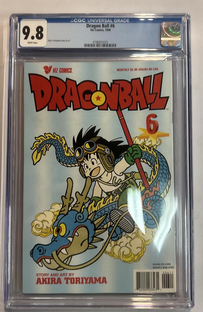 Dragon Ball #6 CGC 9.8 Viz Comics 1998