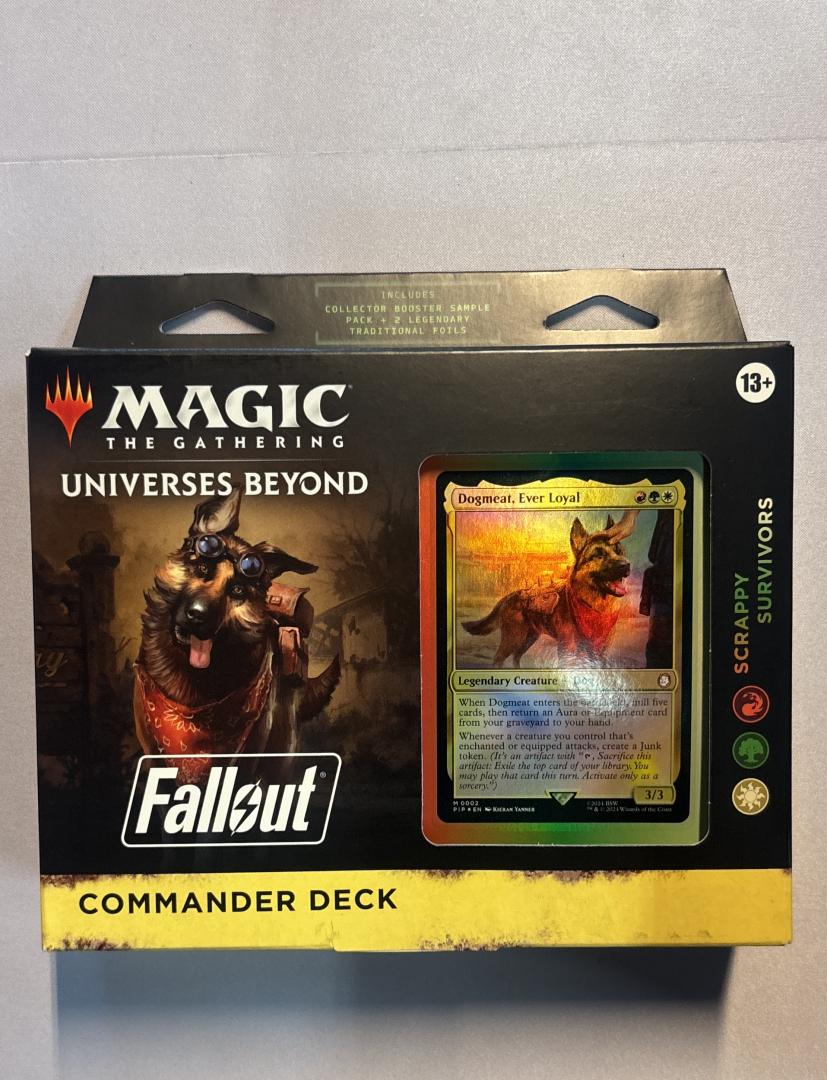 MTG Fallout Scrappy Survivors Commander Deck Dogmeat Ever Loyal 2024