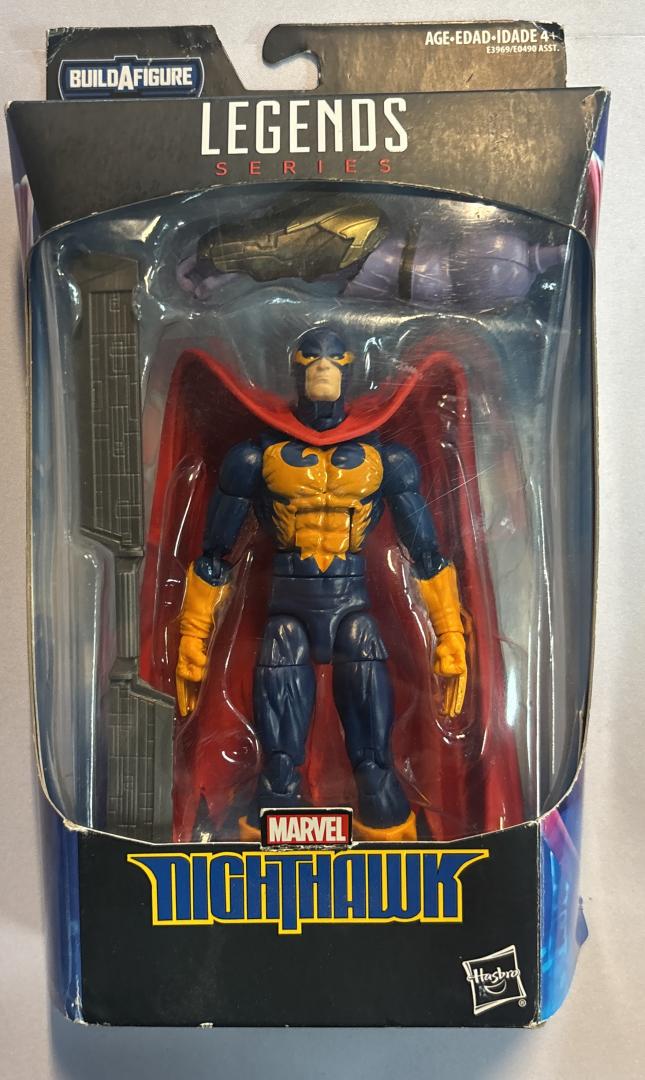 Nighthawk Marvel Legends Thanos Build-A-Figure Hasbro