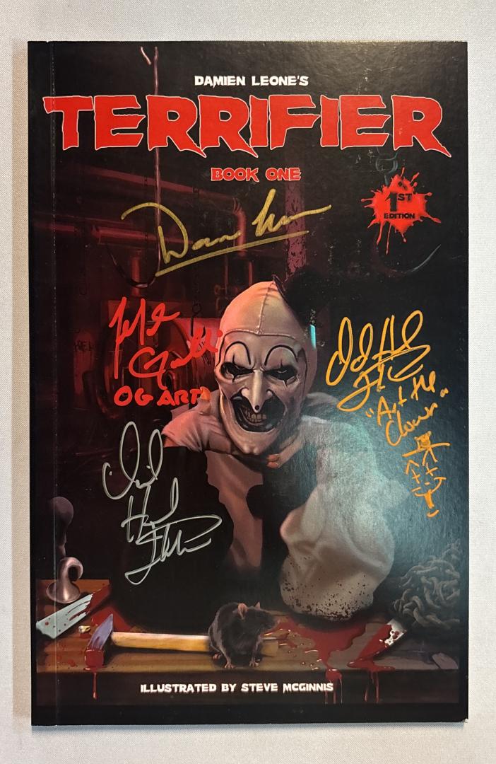 Damien Leone's Terrifier #1 Book One 1st Edition Signed Set 