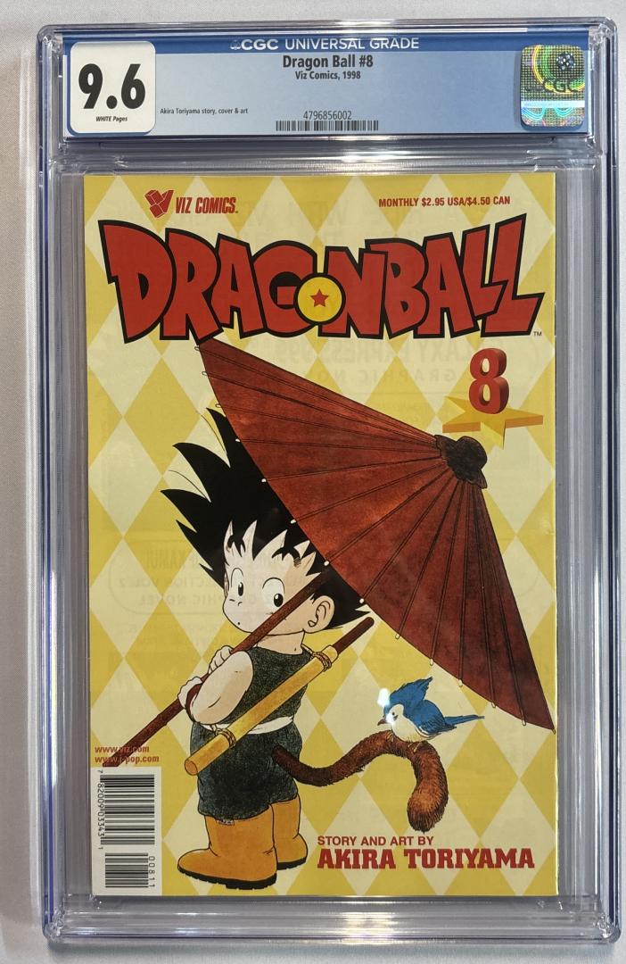 Dragon Ball #8 CGC 9.6 Viz Comics 1998