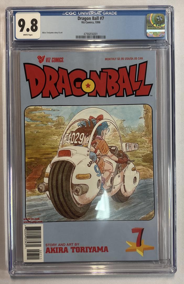 Dragon Ball #7 CGC 9.8 Viz Comics 1998