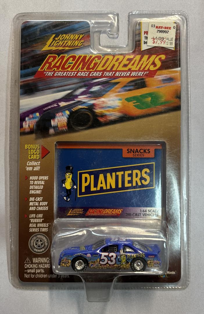 Planters #53 Racing Dreams Snacks Series 1:64 Johnny Lightning 1998