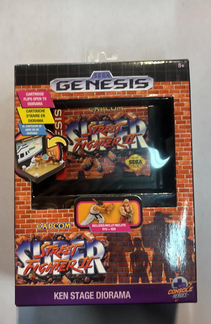 Ken Stage Diorama Street Fighter II Console Heroes Wilder Toys - Damaged Box
