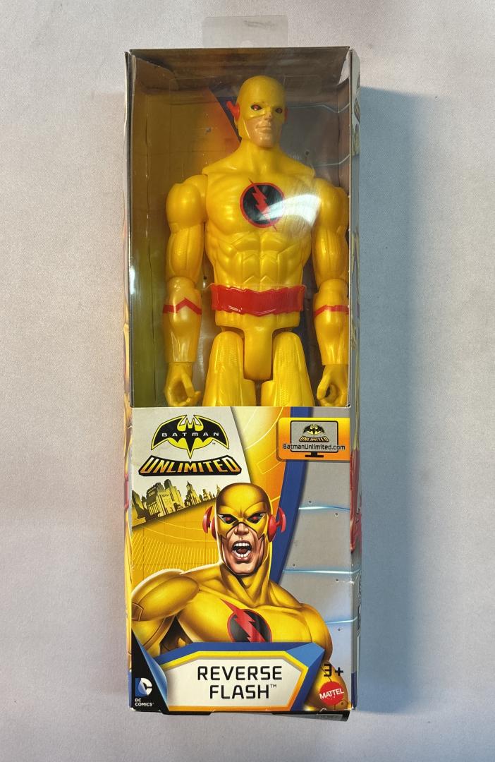 Reverse Flash Batman Unlimited Mattel 2015 Damaged Box