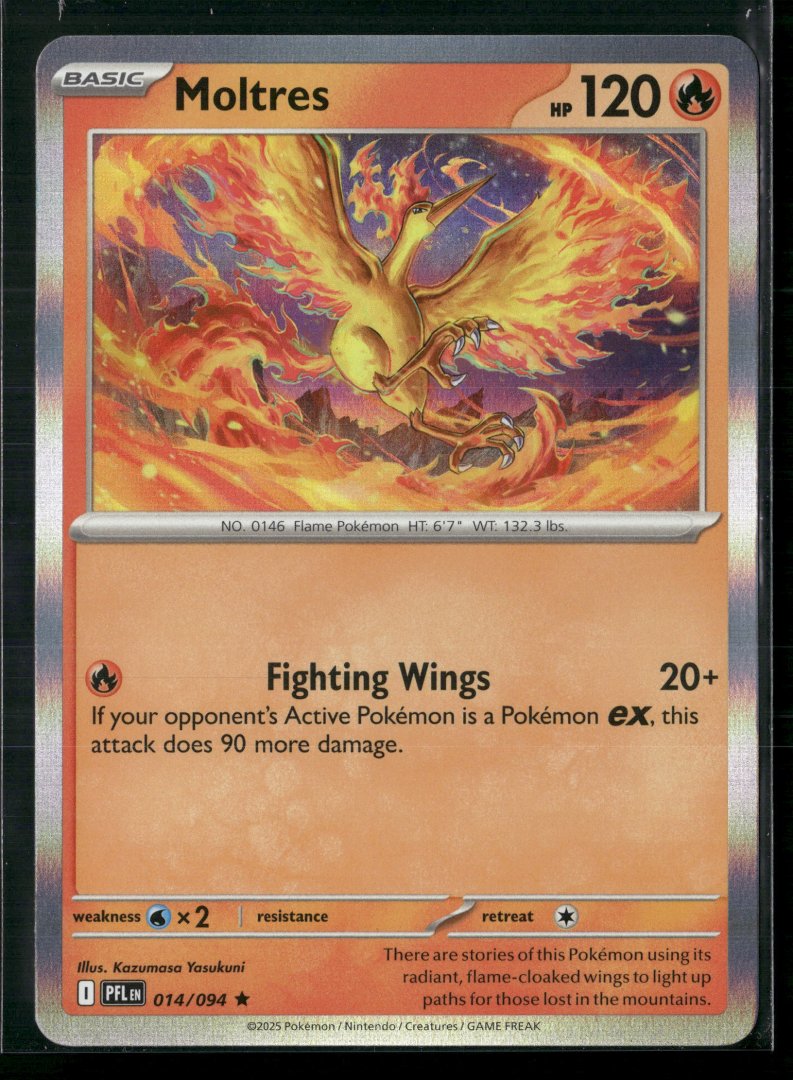 Moltres - FireRed & LeafGreen 014/094 - Rare Holo
