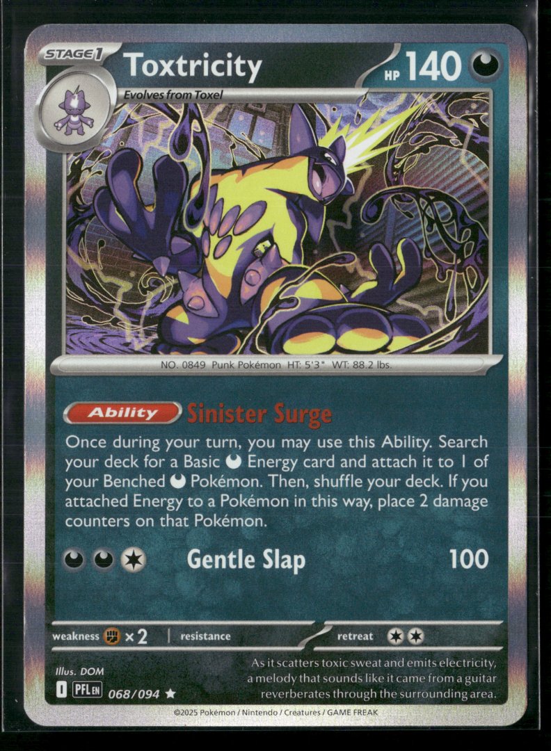 Toxtricity - Sword & Shield 068/094 - Rare Holo