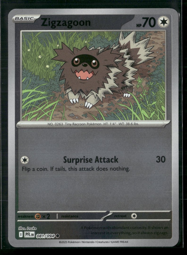 Zigzagoon - Paldea Evolved 081/094 - Common