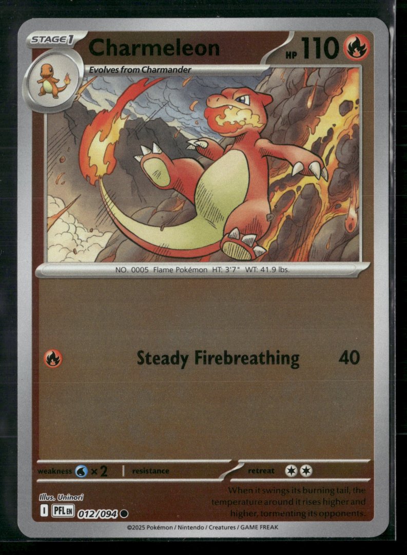 Charmeleon - Pokémon 012/094 - Rare