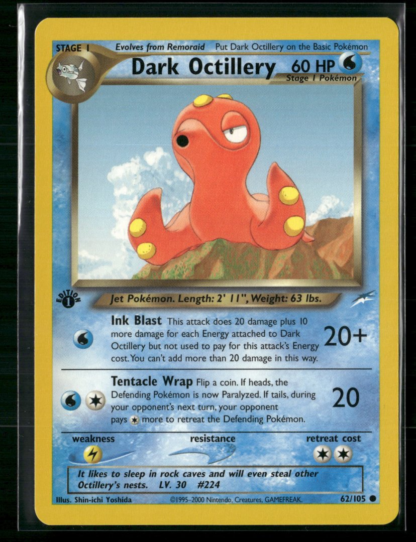Dark Octillery - Team Rocket 062/105 - Rare