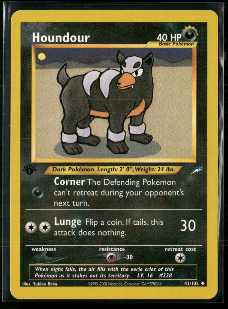 Houndour - Neo Destiny 043/105 - 1st edition