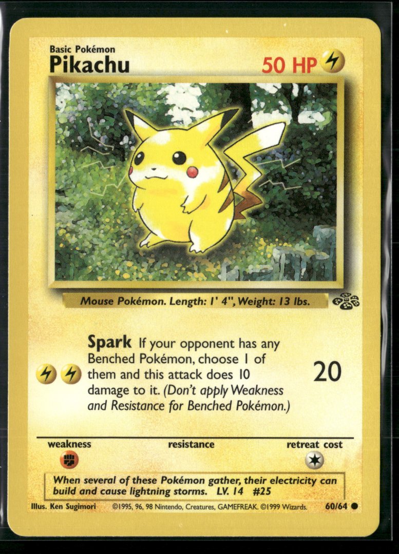 Pikachu - Base Set 60/64 - Common