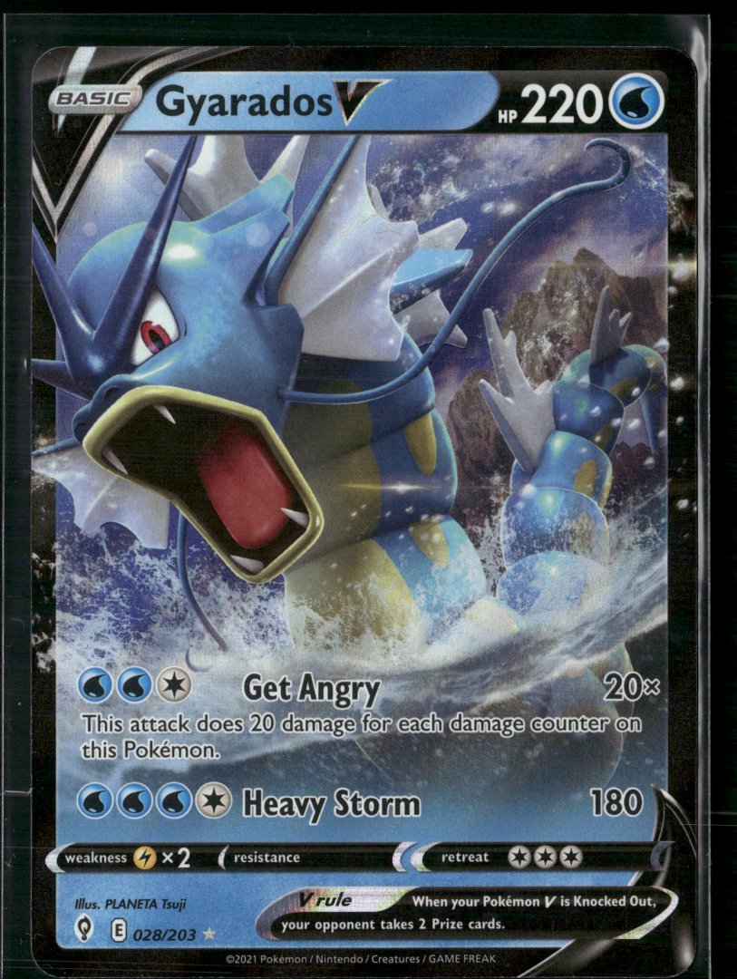 Gyarados V - Shining Legends 028/203 - Rare Holo V