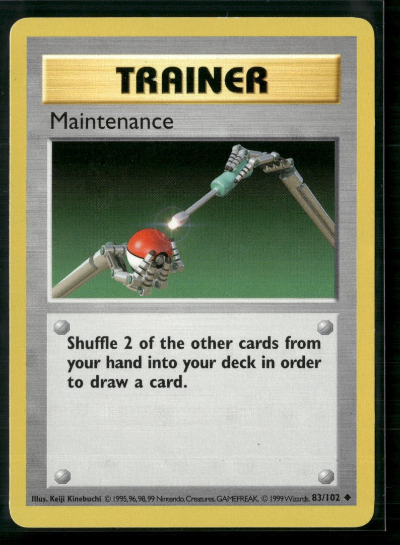 Maintenance - Base Set 083/102 - Uncommon